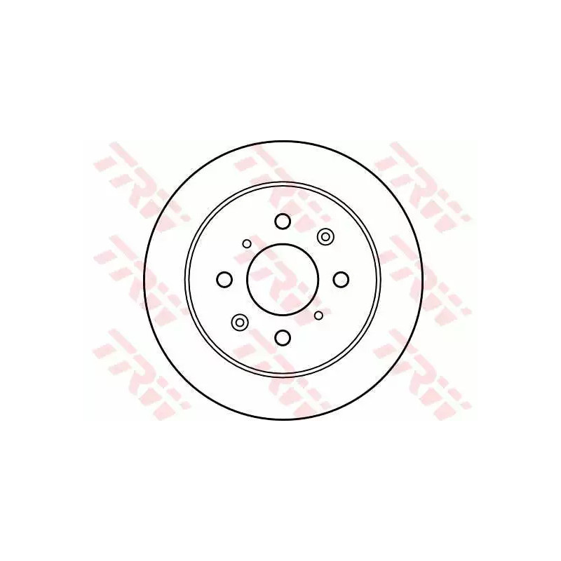 Stabdžių diskas  TRW DF4191