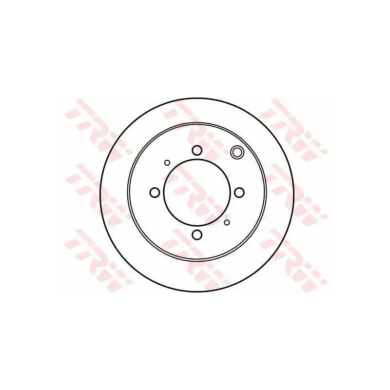 Stabdžių diskas  TRW DF4193