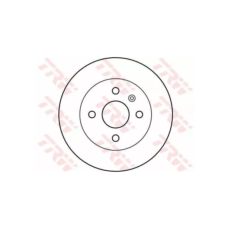 Stabdžių diskas  TRW DF4200