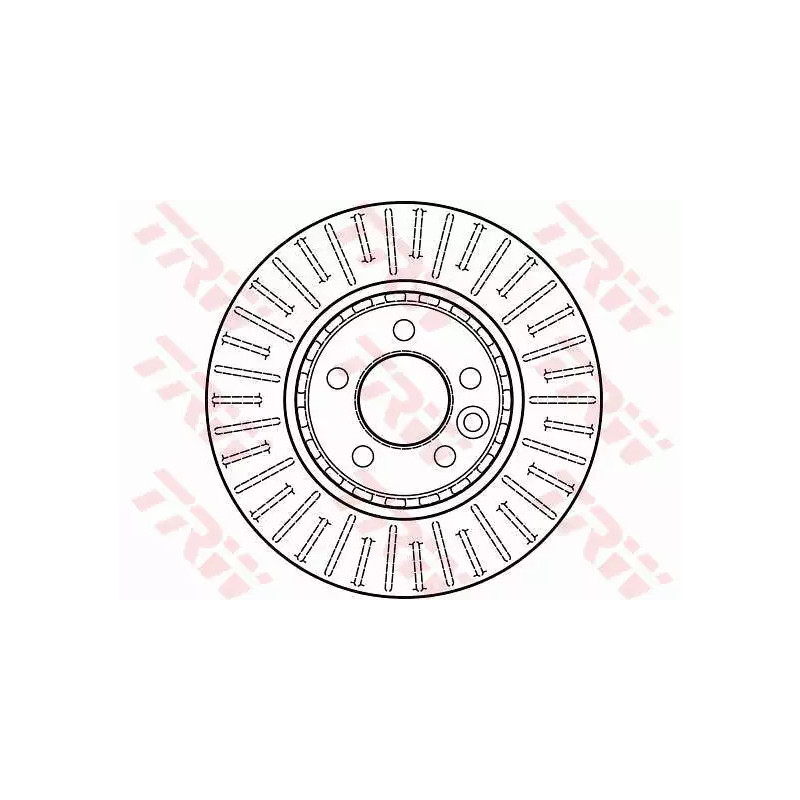 Stabdžių diskas  TRW DF4202