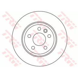 Stabdžių diskas  TRW DF4208