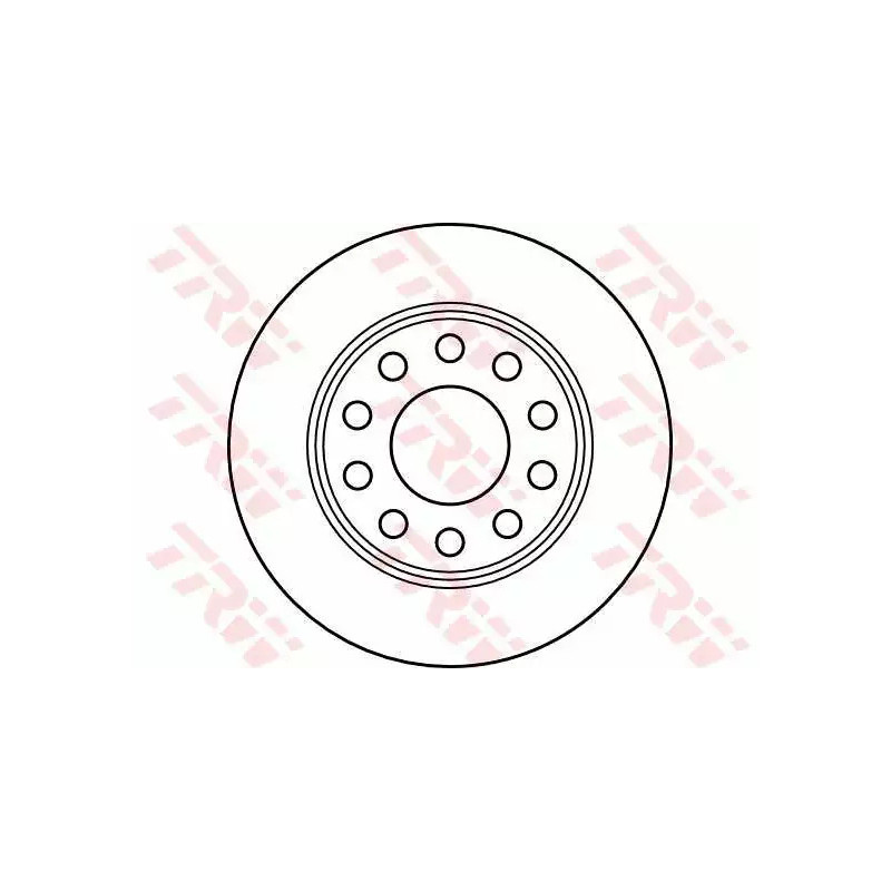 Stabdžių diskas  TRW DF4211