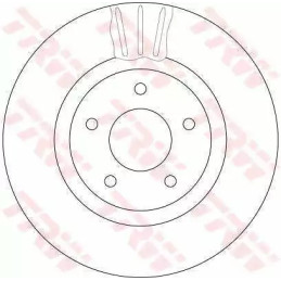 Stabdžių diskas  TRW DF4219S