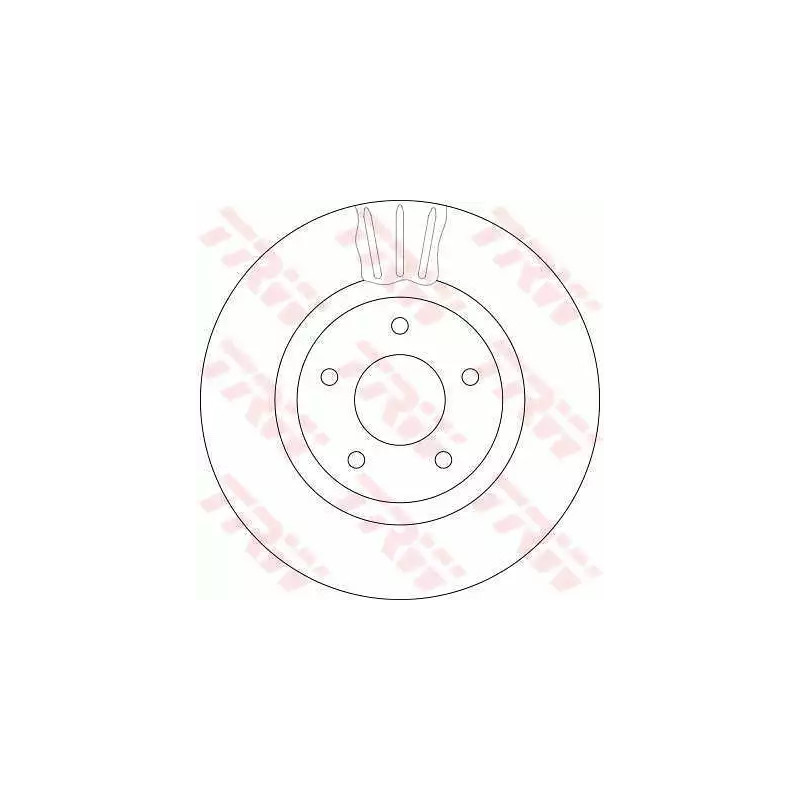 Stabdžių diskas  TRW DF4219S