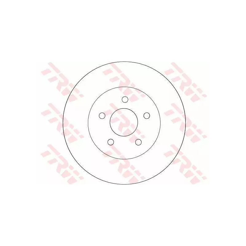 Stabdžių diskas  TRW DF4218