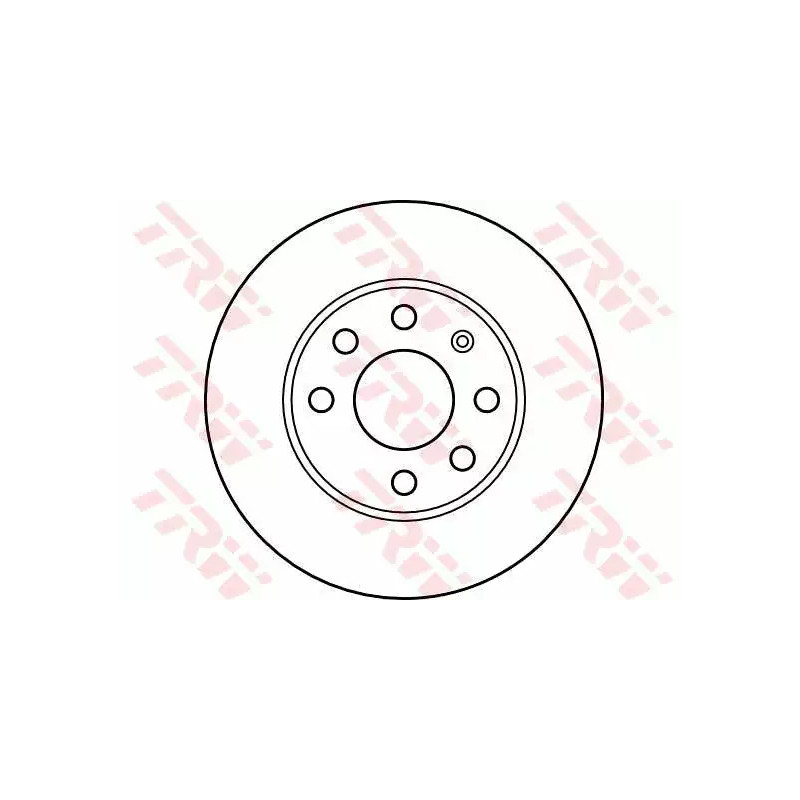 Stabdžių diskas  TRW DF4225