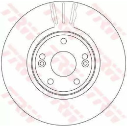 Stabdžių diskas  TRW DF4229S
