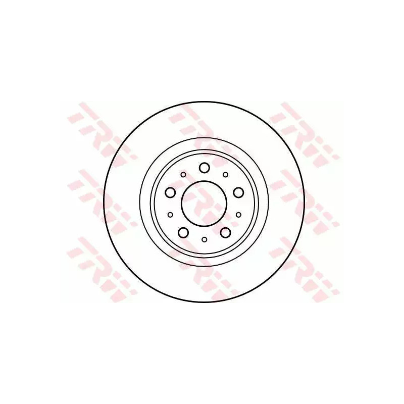 Stabdžių diskas  TRW DF4233