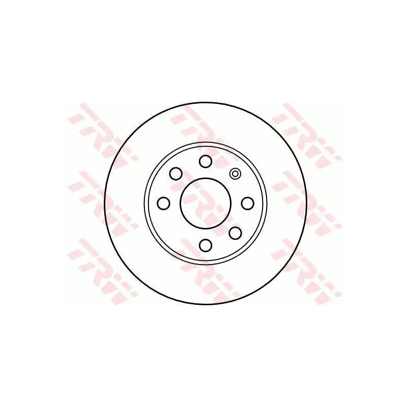 Stabdžių diskas  TRW DF4236