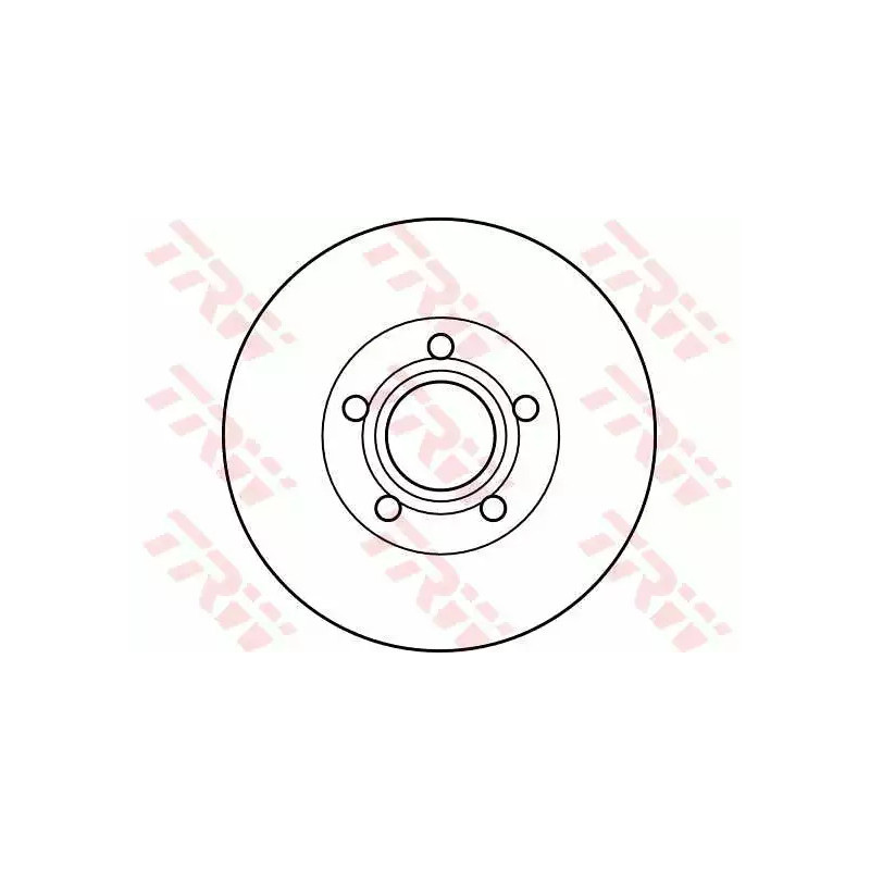 Stabdžių diskas  TRW DF4238