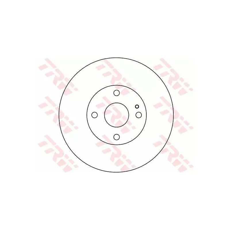 Stabdžių diskas  TRW DF4247