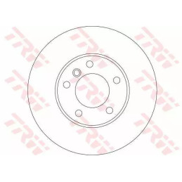 Stabdžių diskas  TRW DF4248S