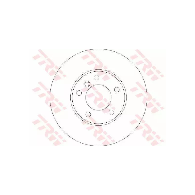 Stabdžių diskas  TRW DF4248S