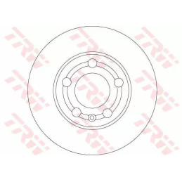 Stabdžių diskas  TRW DF4253