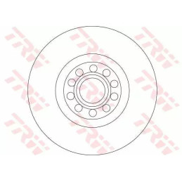 Stabdžių diskas  TRW DF4258S