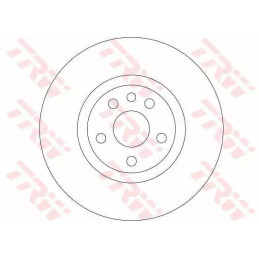 Stabdžių diskas  TRW DF4257