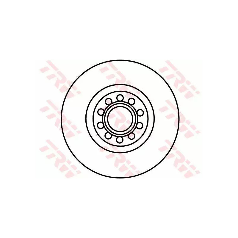 Stabdžių diskas  TRW DF4262S