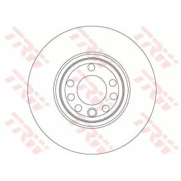 Stabdžių diskas  TRW DF4265S