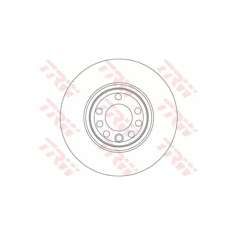 Stabdžių diskas  TRW DF4266