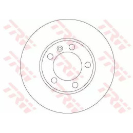 Stabdžių diskas  TRW DF4249S