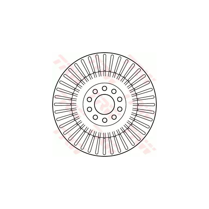 Stabdžių diskas  TRW DF4268S