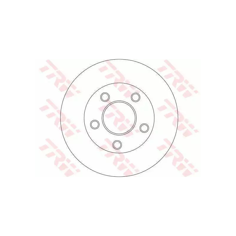 Stabdžių diskas  TRW DF4273S