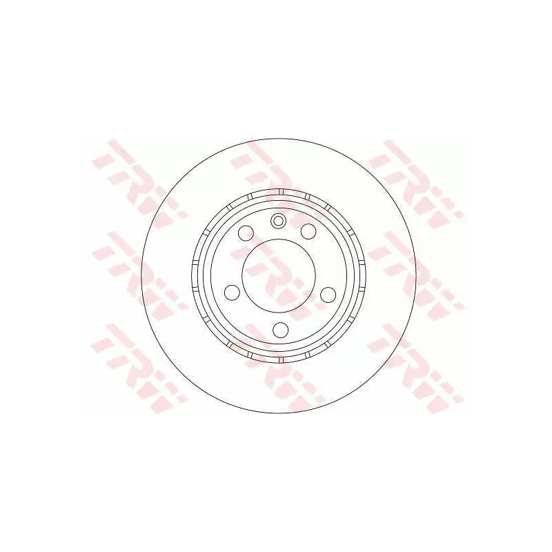Stabdžių diskas  TRW DF4275S
