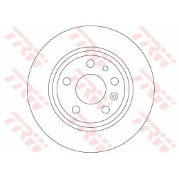 Stabdžių diskas  TRW DF4279
