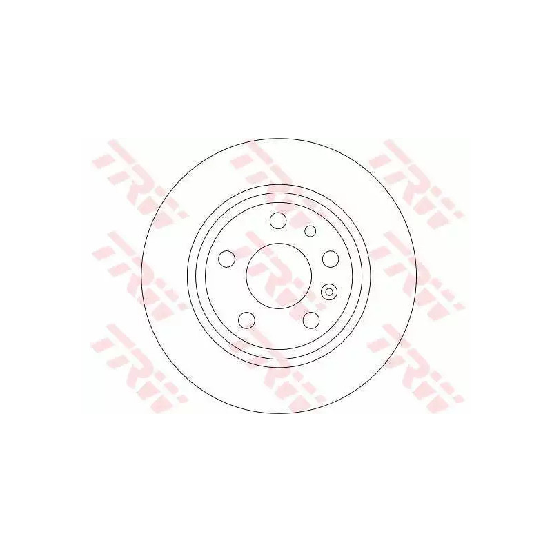 Stabdžių diskas  TRW DF4279