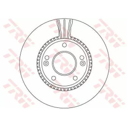 Stabdžių diskas  TRW DF4283