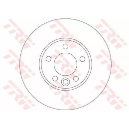 Stabdžių diskas  TRW DF4308S