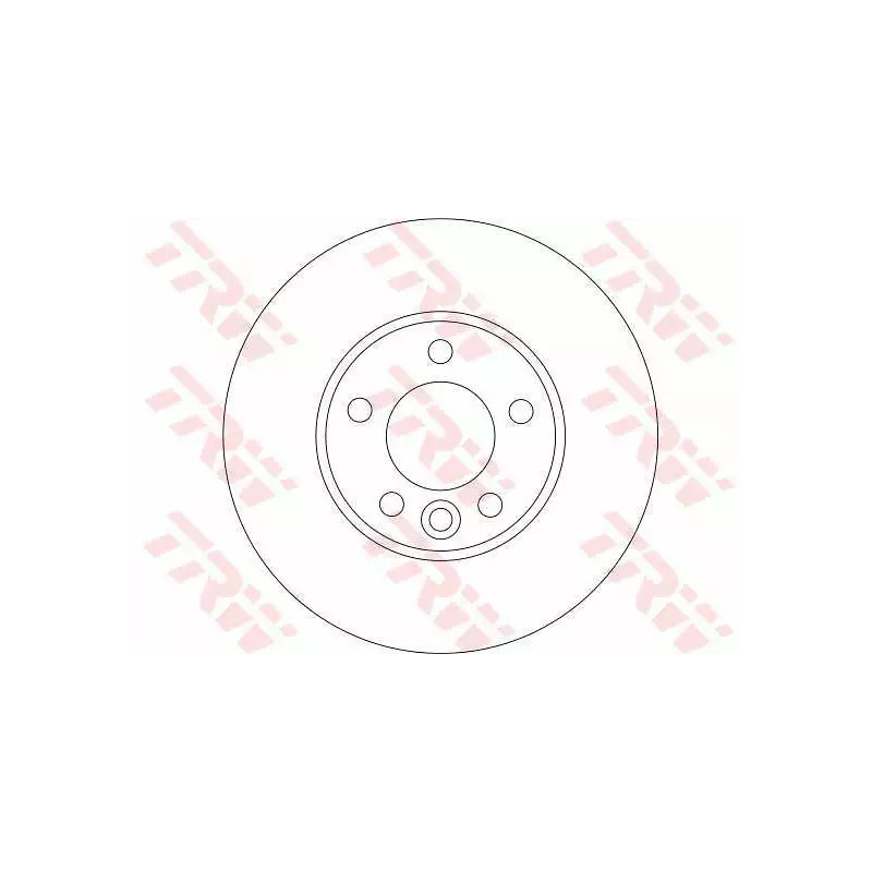 Stabdžių diskas  TRW DF4308S