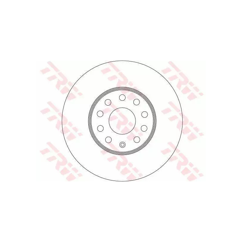 Stabdžių diskas  TRW DF4295
