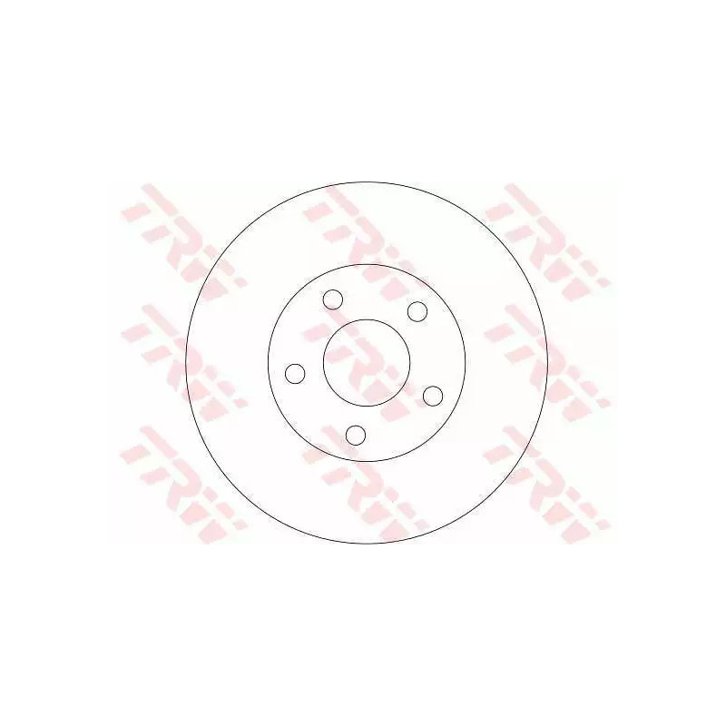 Stabdžių diskas  TRW DF4316
