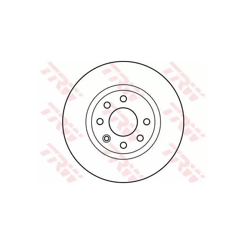 Stabdžių diskas  TRW DF4300