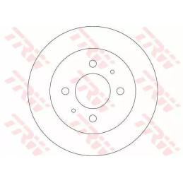 Stabdžių diskas  TRW DF4319