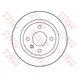 Stabdžių diskas  TRW DF4301