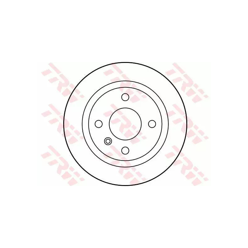 Stabdžių diskas  TRW DF4301