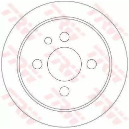 Stabdžių diskas  TRW DF4334
