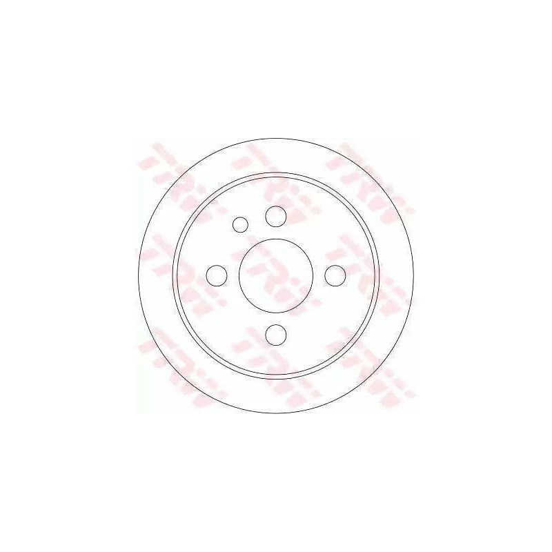 Stabdžių diskas  TRW DF4334