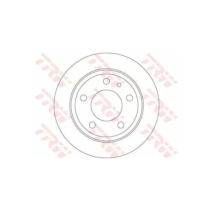Stabdžių diskas  TRW DF4333