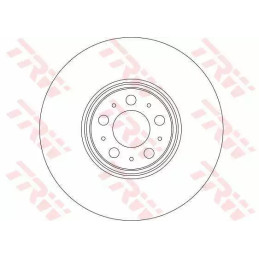 Stabdžių diskas  TRW DF4340S
