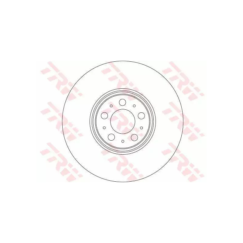 Stabdžių diskas  TRW DF4340S
