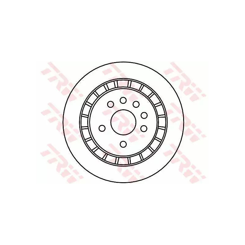 Stabdžių diskas  TRW DF4337