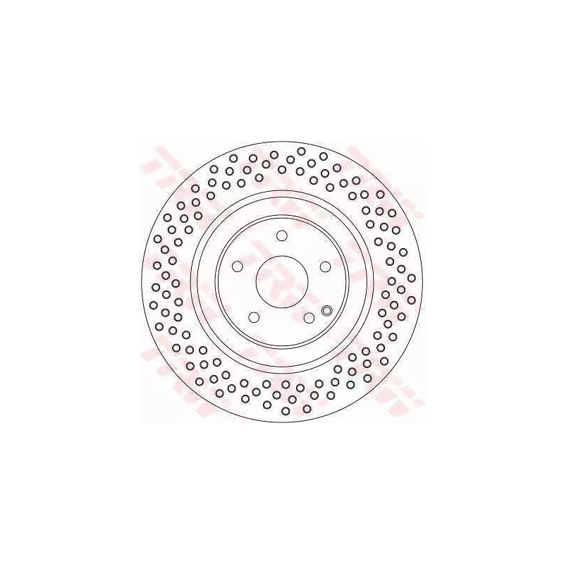 Stabdžių diskas  TRW DF4341S