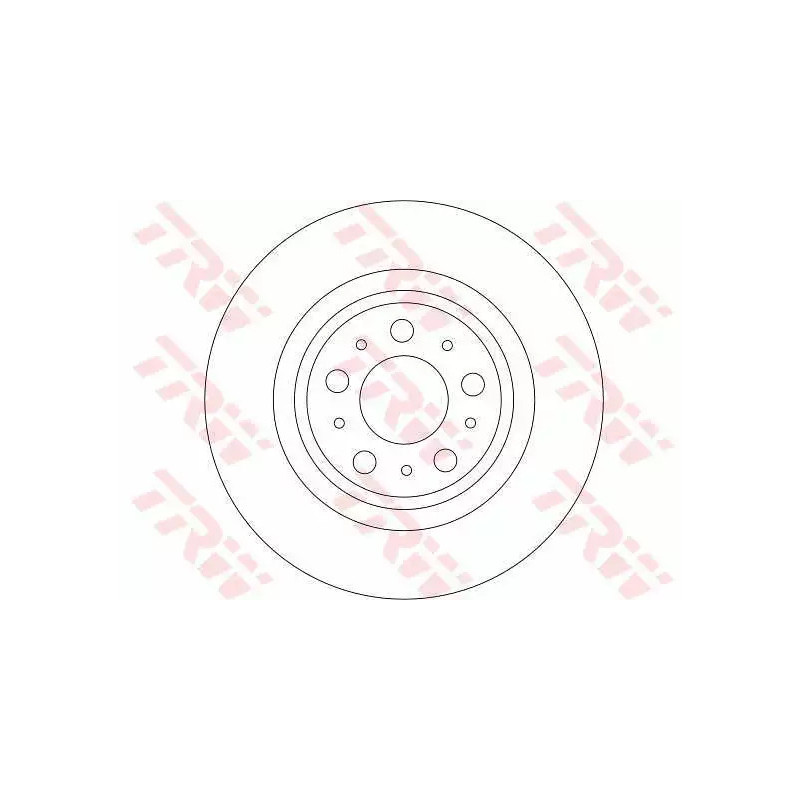 Stabdžių diskas  TRW DF4338