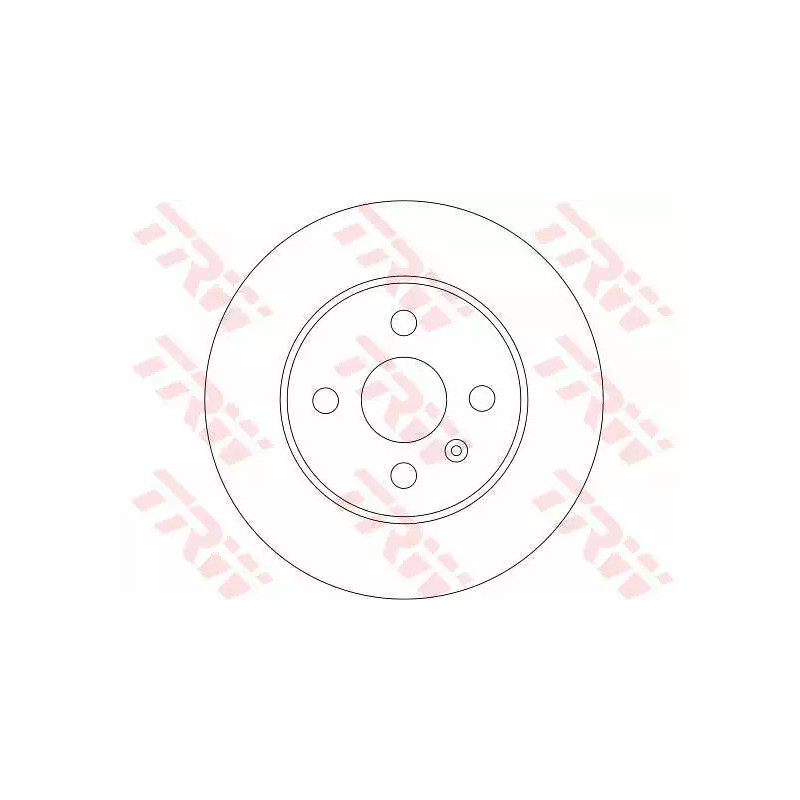 Stabdžių diskas  TRW DF4344