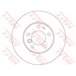 Stabdžių diskas  TRW DF4348
