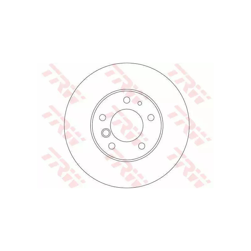 Stabdžių diskas  TRW DF4348