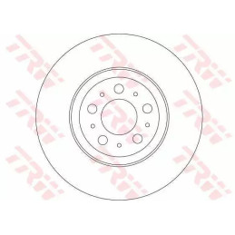 Stabdžių diskas  TRW DF4339